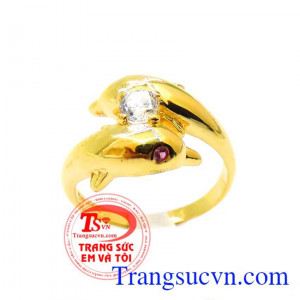 Nhẫn cá voi tình yêu nhẫn nữ bảo hành 6 tháng giao toàn quốc,Nhẫn cá voi tình yêu thanh toán an toàn,Nhẫn cá voi tình yêu món quà dành tặng người bạn yêu thương.