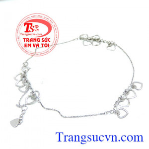 Chiếc Lắc chân tình yêu trái tim đặc biệt dành cho Tình yêu,