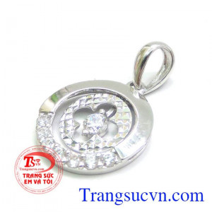 Mặt dây vàng trắng đẹp