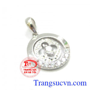 Mặt dây vàng trắng đẹp