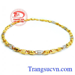 Bán sợi Dây chuyền vàng tây đẹp dành cho nam sang trọng vàng đẹp. Dây chuyền vàng tây đẹp