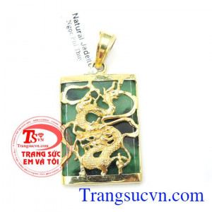 Mặt dây ngọc rồng mệnh Hỏa và Mộc