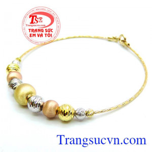 Công ty hàng đầu về trang sức,giao toàn quốc thanh toán an toàn Chiếc lắc tay đẹp vàng ý