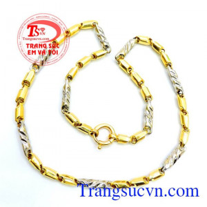 Dây chuyền vàng nam 10k đẹp, sang trọng