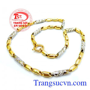 Dây chuyền vàng nam 10k đẹp, sang trọng