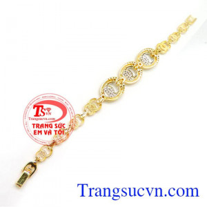 Lắc vàng 18k đẹp