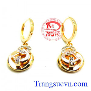 Bông tai vàng 18k italy giao toàn quốc, là món quà tốt dành tặng cho người yêu thương