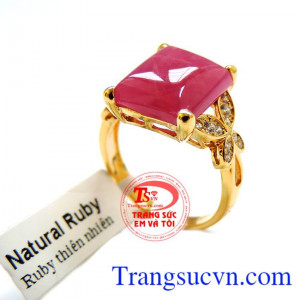 Món quà ý nghĩa nhẫn ruby thiên nhiên. Nhẫn nữ hợp đeo ngón giữa,chất lượng đảm bảo khách hàng ưa chuộng nhiều năm,Nhẫn ruby nữ bảo hành 1 năm, thanh toán an toàn.