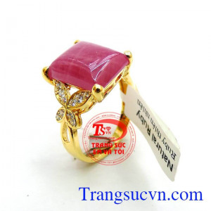 Món quà ý nghĩa nhẫn ruby thiên nhiên. Nhẫn nữ hợp đeo ngón giữa,chất lượng đảm bảo khách hàng ưa chuộng nhiều năm,Nhẫn ruby nữ bảo hành 1 năm, thanh toán an toàn.