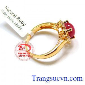 Đá thiên nhiên hộ mệnh mang lại may mắn, sức khỏe cho người sử dụng. Khách hàng ưa chuộng sản phẩm Nhẫn nữ vàng tây đá quý bền đẹp.