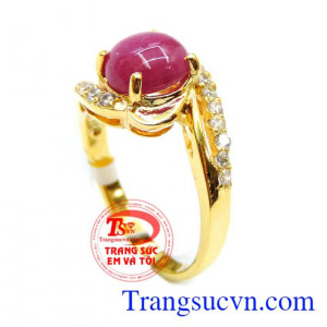 Đá thiên nhiên hộ mệnh mang lại may mắn, sức khỏe cho người sử dụng. Khách hàng ưa chuộng sản phẩm Nhẫn nữ vàng tây đá quý bền đẹp.