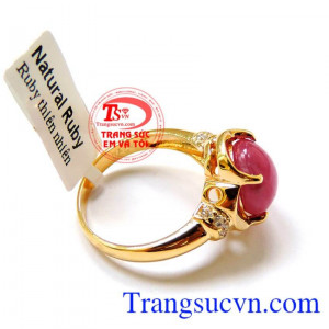Nhẫn ruby giữ lửa tình yêu chất lượng đảm bảo uy tín,Nhẫn nữ ruby giữ lửa tình yêu mang đến hạnh phúc và lòng chung thủy cho một tình yêu trọn vẹn,nhẫn ruby bảo hành 1 năm, Giao toàn quốc thanh toán an toàn.