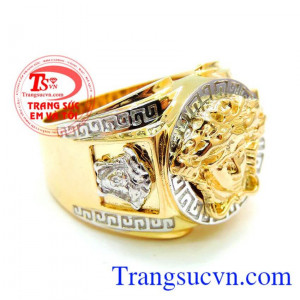 Nhẫn nam đẹp vàng xu hướng