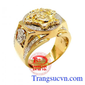 Nhẫn nam đẹp vàng xu hướng