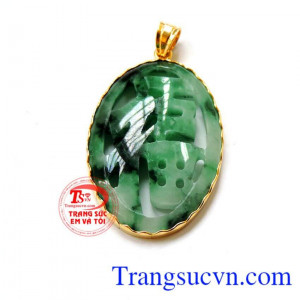 Mặt đại phúc bọc vàng 14k chạm đến sự may mắn sở hữu thành công trong cuộc sống,