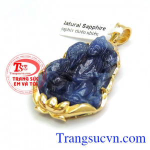 Mặt phật được bọc vàng 18k 75%Au loại vàng đẹp và bền màu nhất, Mặt Phật bản mệnh Thủy và Mộc