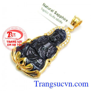 Phật Sapphire Lam Hộ Mệnh Mộc