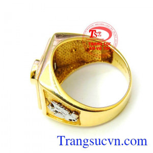 Nhẫn nam giá rẻ vàng đại bàng mạnh mẽ