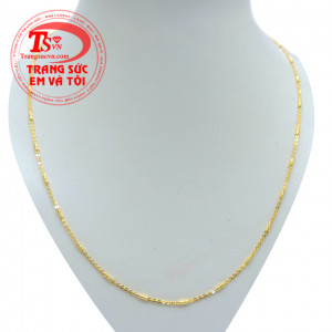 Dây chuyền nữ 18k  Italy bền đẹp