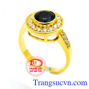 Nhẫn nữ sapphire đen mệnh Thủy,Nhẫn nữ vàng mệnh Mộc,Nhẫn nữ đá đen,Chất lượng đảm bảo uy tín,Giao nhẫn nữ vàng toàn quốc, Thanh toán an toàn, Khách hàng ưa chuộng nhiêu năm