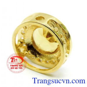 Mặt Dây Vàng sức khỏe cho mệnh Kim bảo hành 1 năm.