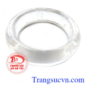 Vòng tay thạch anh trắng