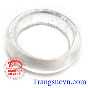 Vòng tay thạch anh trắng thiên nhiên,Rất hiếm,