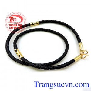 Dây da bọc vàng chất lượng đảm bảo, bền đẹp bảo hành chu đáo