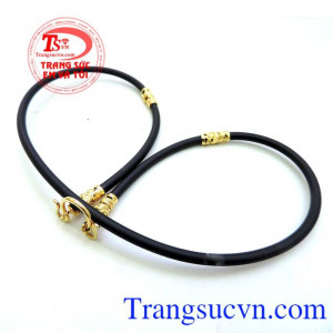 Dây cao su rồng vàng 18k