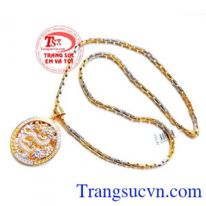 Bộ mặt dây nam Rồng Vàng bền đẹp