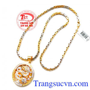 Sản phẩm uy tín chất lượng trên toàn thế giới. Bộ mặt dây nam Rồng Vàng bền đẹp