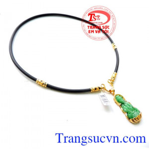 Bộ mặt phật ngọc dây rồng vàng đẳng cấp, sang trọng