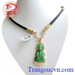 Bộ mặt phật ngọc dây rồng vàng được các bạn nam yêu thích