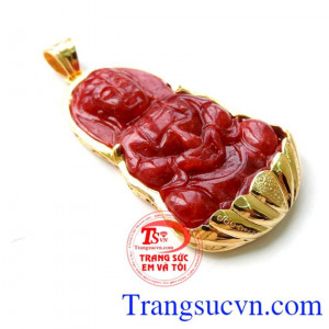 Mặt dây vàng tây đá quý
