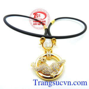 Mặt Con Báo Vàng Dây rồng vàng