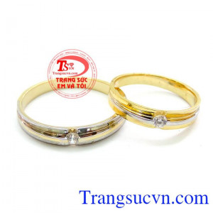 Cặp nhẫn cưới tình yêu đảm chất lượng