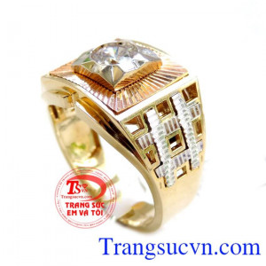 Nhẫn nam vàng, Đeo hợp thời trang, chất lượng vàng đảm đeo bền đẹp sáng bóng, tinh tế và sang trọng dành cho phái mạnh, nhẫn nam phù hợp đeo ngón giữa và ngón áp út, sản phẩm nhẫn nam vàng tây được khách hàng bình chọn nhiều năm uy tín trên thị trường tro