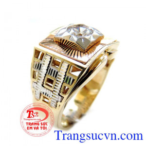 Nhẫn nam vàng, Đeo hợp thời trang, chất lượng vàng đảm đeo bền đẹp sáng bóng, tinh tế và sang trọng dành cho phái mạnh, nhẫn nam phù hợp đeo ngón giữa và ngón áp út, sản phẩm nhẫn nam vàng tây được khách hàng bình chọn nhiều năm uy tín trên thị trường tro