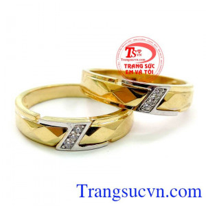 Nhẫn cưới vàng giá rẻ đẹp sang trọng kinh tế cho đôi bạn trẻ