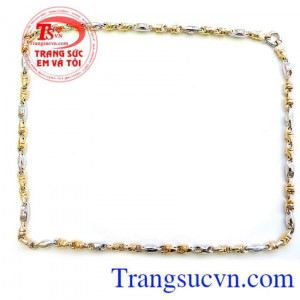 Vòng cổ vàng italy 18k chất lượng hàng đầu thế Giới
