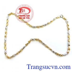 Vòng cổ vàng italy 18k