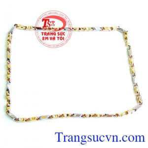 Dây chuyền nam vàng tây sang trọng