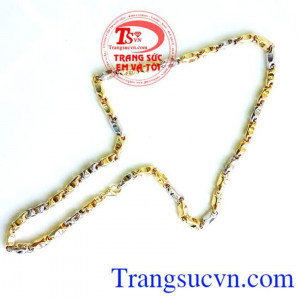 Dây chuyền nam vàng tây