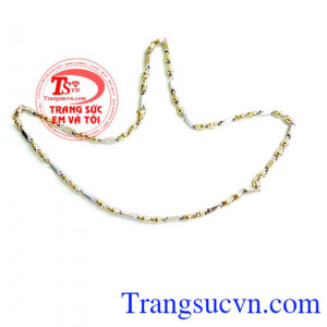 Dây chuyền nam vàng tây