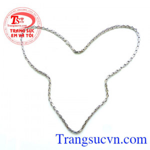 Dây chuyền nam italy trắng bảo hành chu đáo