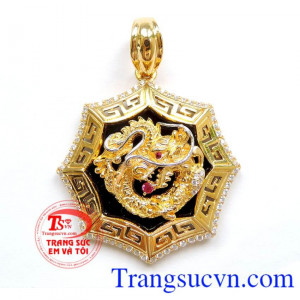Mặt dây rồng phong thủy dành cho nam đeo chất lượng đảm bảo uy tín
