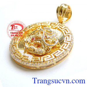 Mặt dây rồng vàng nam