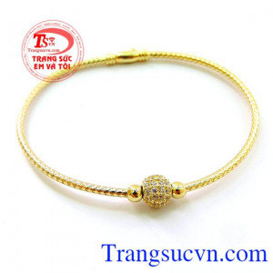 Lắc tay Ý đẹp dịu dàng, Lắc tay nữ vàng ý nhập khẩu nguyên chiếc. 