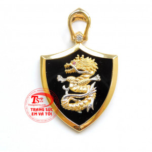 Mặt dây khiên rồng chất lượng đảm bảo uy tín dành cho nam đeo cổ