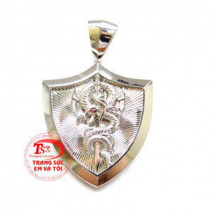 Mặt khiên vàng trắng kiếm